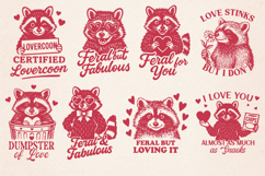 Romantic Animal Valentines SVG Bundle | 50 Funny Love Animal Product Image 5