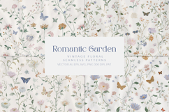 Romantic Floral Seamless Patterns Product Image 1