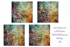 Valentine's Day, Grunge Floral Style 15x15 Backgrounds, s2 Product Image 2