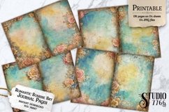 Romantic Sunrise Sky Junk Journal Pages Product Image 1