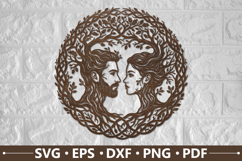 Romantic Tree Couple SVG Product Image 1
