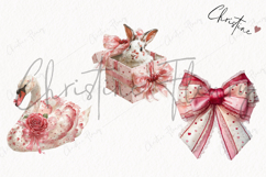 Romantic Valentine Clipart | Valentine's Day PNG Product Image 3