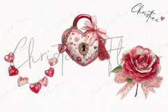 Romantic Valentine Clipart | Valentine's Day PNG Product Image 3