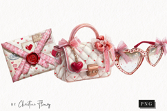 Romantic Valentine Clipart | Valentine's Day PNG Product Image 1