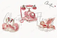 Romantic Valentine Clipart | Valentine's Day PNG Product Image 3
