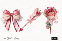 Romantic Valentine Clipart | Valentine's Day PNG Product Image 1