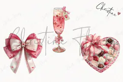 Romantic Valentine Clipart | Valentine's Day PNG Product Image 3