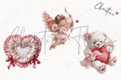 Romantic Valentine Clipart | Valentine's Day PNG Product Image 3