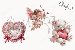 Romantic Valentine Clipart | Valentine's Day PNG Product Image 3