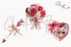 Romantic Valentine Clipart | Valentine's Day PNG Product Image 3