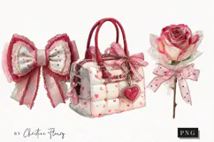 Romantic Valentine Clipart | Valentine's Day PNG Product Image 1