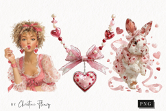 Romantic Valentine Clipart | Valentine's Day PNG Product Image 1