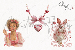 Romantic Valentine Clipart | Valentine's Day PNG Product Image 3