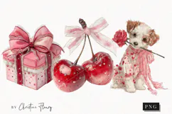 Romantic Valentine Clipart | Valentine's Day PNG Product Image 1