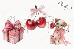 Romantic Valentine Clipart | Valentine's Day PNG Product Image 3
