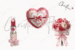 Romantic Valentine Clipart | Valentine's Day PNG Product Image 3