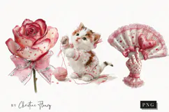 Romantic Valentine Clipart | Valentine's Day PNG Product Image 1
