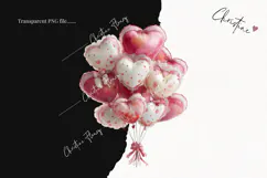 Romantic Valentine Clipart | Valentine's Day PNG Product Image 2
