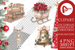 Romantic Victorian Holiday Sublimation Product Image 1
