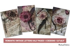 Romantic Gothic Junk Journal Old Papers for Scrapbook JPG Product Image 1