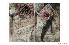 Romantic Gothic Junk Journal Old Papers for Scrapbook JPG Product Image 2