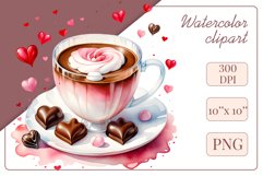 Explore stunning watercolor coffee cup art featuring delicate hearts, ideal for romantic occasions like weddings or heartfelt greetings. Perfect for adding warmth to cafe decor or crafting cozy designs. Find inspiration with our romantic coffee cliparts.