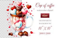 Explore stunning watercolor coffee cup art featuring delicate hearts, ideal for romantic occasions like weddings or heartfelt greetings. Perfect for adding warmth to cafe decor or crafting cozy designs. Find inspiration with our romantic coffee cliparts.
