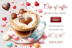 Explore stunning watercolor coffee cup art featuring delicate hearts, ideal for romantic occasions like weddings or heartfelt greetings. Perfect for adding warmth to cafe decor or crafting cozy designs. Find inspiration with our romantic coffee cliparts.