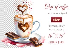 Explore stunning watercolor coffee cup art featuring delicate hearts, ideal for romantic occasions like weddings or heartfelt greetings. Perfect for adding warmth to cafe decor or crafting cozy designs. Find inspiration with our romantic coffee cliparts.