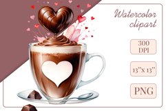 Explore stunning watercolor coffee cup art featuring delicate hearts, ideal for romantic occasions like weddings or heartfelt greetings. Perfect for adding warmth to cafe decor or crafting cozy designs. Find inspiration with our romantic coffee cliparts.