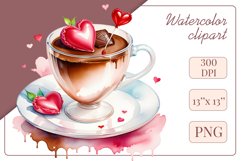 Explore stunning watercolor coffee cup art featuring delicate hearts, ideal for romantic occasions like weddings or heartfelt greetings. Perfect for adding warmth to cafe decor or crafting cozy designs. Find inspiration with our romantic coffee cliparts.