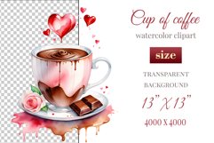 Explore stunning watercolor coffee cup art featuring delicate hearts, ideal for romantic occasions like weddings or heartfelt greetings. Perfect for adding warmth to cafe decor or crafting cozy designs. Find inspiration with our romantic coffee cliparts.