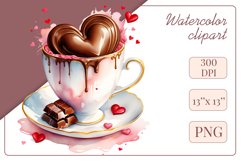 Explore stunning watercolor coffee cup art featuring delicate hearts, ideal for romantic occasions like weddings or heartfelt greetings. Perfect for adding warmth to cafe decor or crafting cozy designs. Find inspiration with our romantic coffee cliparts.
