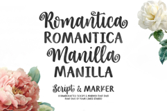 Romantica Manilla A Handcrafted Script and Marker Font Duo Product Image 1
