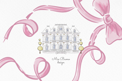Romantic Chateau Line Art Product Image 15