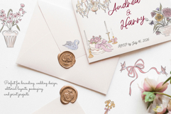 Romantic Chateau Line Art Product Image 3