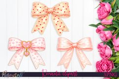 Romantic Bow Clipart | Feminine Sublimations | Coquette Product Image 1