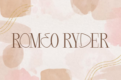 Romeo Ryder Font Product Image 3