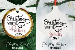 Christmas Round Ornament| Christmas With The Arabesque Product Image 1