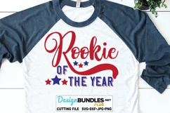 Rookie of the Year SVG | Script Font SVG | Baby Newborn SVG Product Image 2