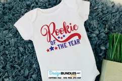 Rookie of the Year SVG | Script Font SVG | Baby Newborn SVG Product Image 1