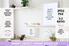 Room and Frame Mock Up | Styled Interior Smart Object Mockup Product Image 1