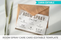 Room Spray Care Card Editable Template Product Image 10