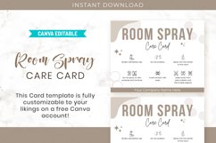 Room Spray Care Card Editable Template Product Image 4