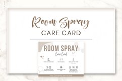 Room Spray Care Card Editable Template Product Image 6