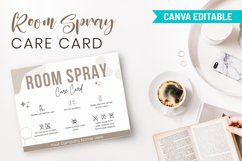 Room Spray Care Card Editable Template Product Image 9