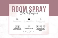 Canva Room Spray Care Instructions Product Image 2