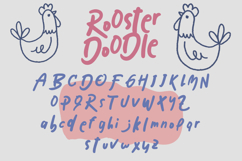Rooster Doodle - Playful Handwritten Display Font Product Image 8