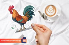 Rooster Sticker, Farm Fresh Rooster Sticker Product Image 1