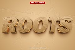 Roots 3D editable text effect Product Image 1